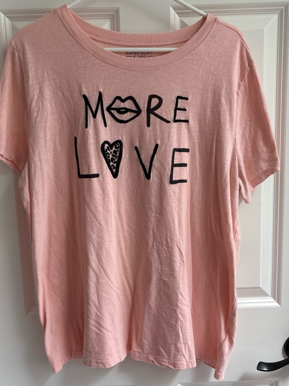 torrid Pink "More Love" Short Sleeve Tee